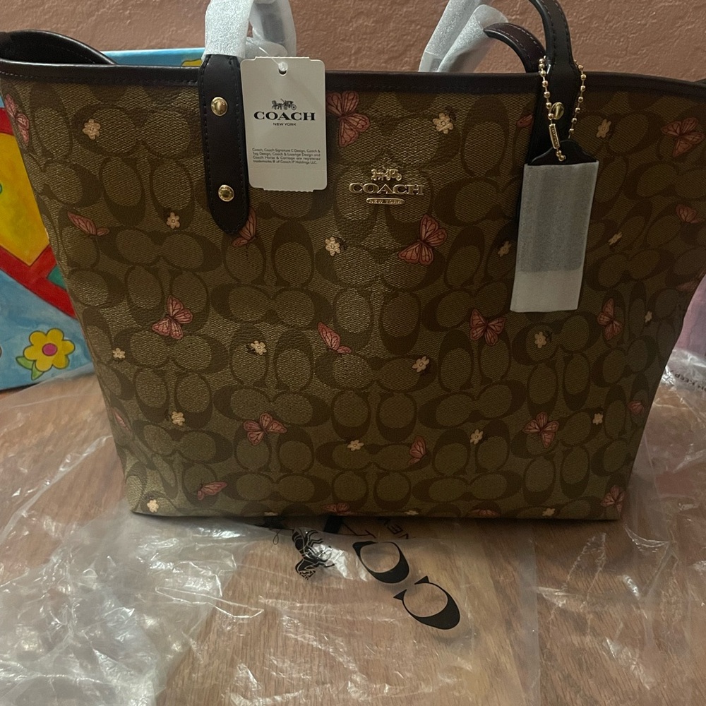 Coach Butterfly Tote